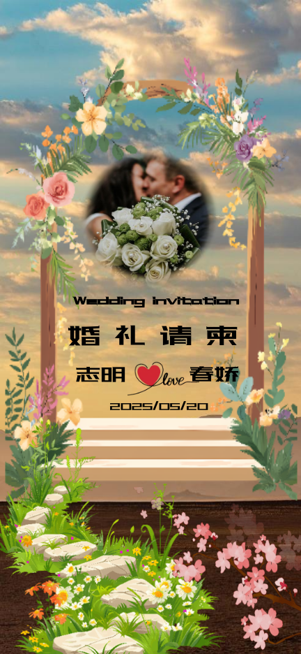 精美婚礼请柬